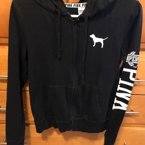 Pink zipper hoodie